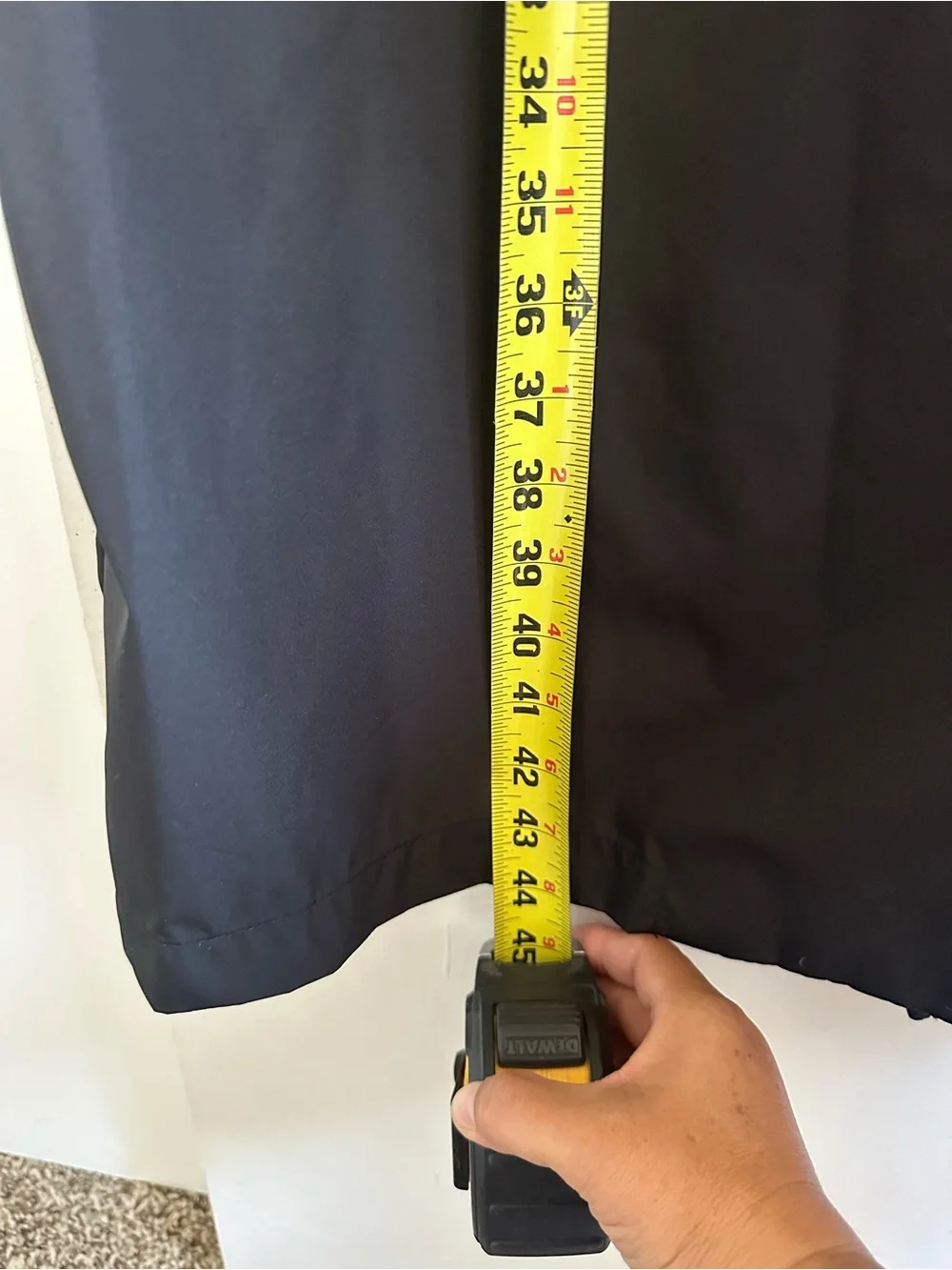 ZARA Black Double-Breasted Trench Coat
